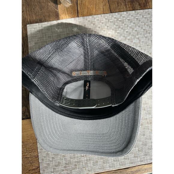 NEW Sitka Gray Meshback Snapback Topo Logo Patch Trucker Hat Shadow - Picture 3 of 4